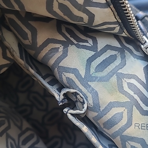 Black Pebbled Leather Rebecca Minkoff 'Julian' Backpack - Picture 7 of 11